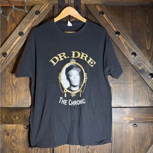 Dr. Dre The Chronic Graphic T-Shirt Black Size Large Hanes